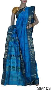 Designer Handloom Bengali Tant Saree