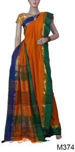 Handloom (Silkcotton) Maheshwari Saree