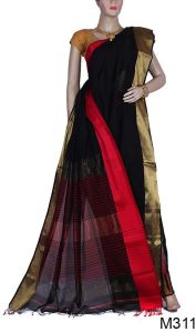 Partywear Maheshwari Silk-Cotton Saree