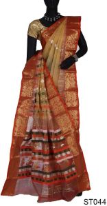 Trendy Bengali Women's TantSilk Sari