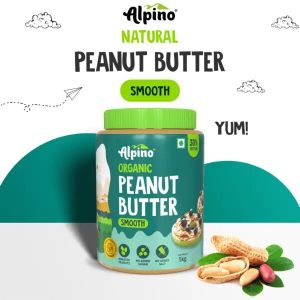 ALPINO ORGANIC NATURAL PEANUT BUTTER SMOOTH