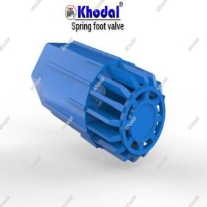 Blue Spring Foot Valve