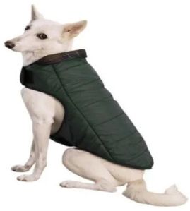 Green Bomber Waterproof Jacket For Dog