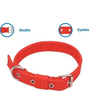 Polyester Dog Collar Red Colour