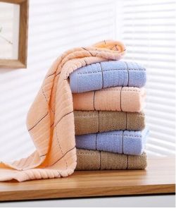 jacquard face towels