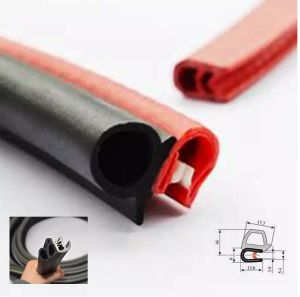 PVC-EPDM soft tube sticking Door Seals