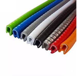 PVC Steel Inserts Colored Pinch Weld Trim