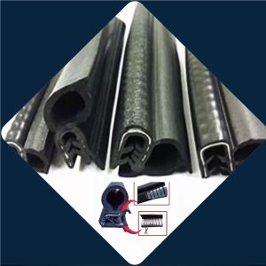 Weather strips EPDM Steel trip reinforcement Door Seals