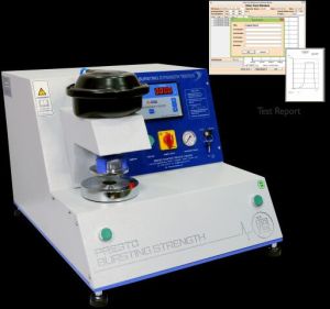 Bursting Strength Tester Digital Cum Computerised Model With Pneumatic Clamping