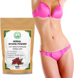 Herbal Waxing Powder for hair removal Rose Flavour