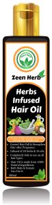 Zeen Herb Infused Hair Oil with Oil Burner