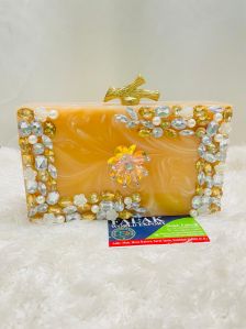 Ladies Resin Clutch Bag