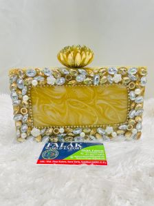 Resin Designer Clutch Bag