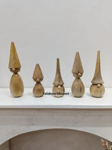 Set of 5 Wooden Christmas Toy