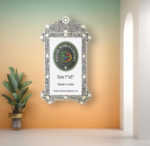 Decorative Bone Inlay Wall Mirror