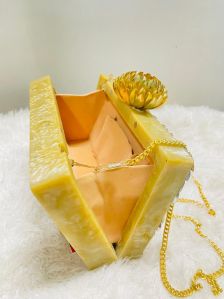 Resin Designer Clutch Bag
