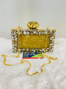 Resin Designer Clutch Bag
