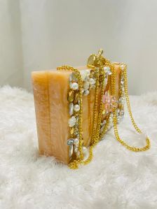 Ladies Resin Clutch Bag