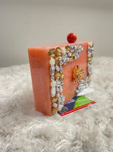 Resin Long Chain Clutch Bag