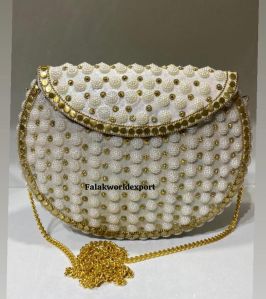 Metal Party Clutch Bag