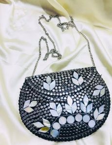 Designer Metal Clutch Bag