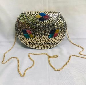Ladies Metal Clutch Bag