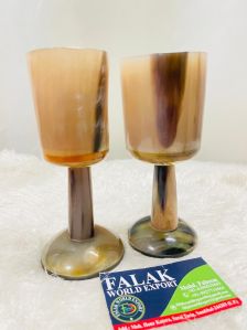 Horn Wine Glass Set