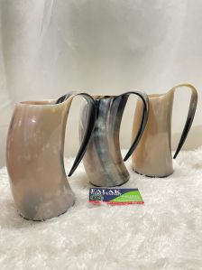 Horn Beer Mug Set of 3