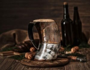 Horn Beer Mug