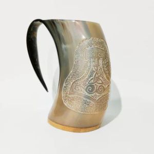 Horn Beer Mug