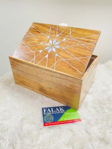 Rectangle Wooden Jewellery Storage Box