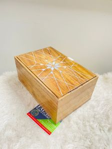 Rectangle Wooden Jewellery Storage Box