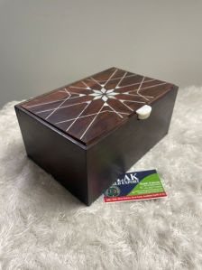 Antique Wooden Jewellery Box