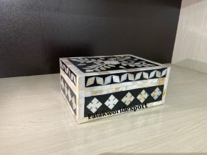 Mother of Pearl Inlay Jewellery Box