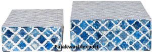 Designer Bone Inlay Jewellery Box