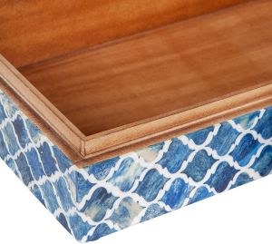 Designer Bone Inlay Jewellery Box