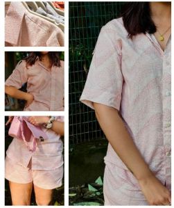 women shirt shorts set