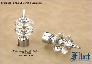 Petersburg Crystal Curtain Bracket