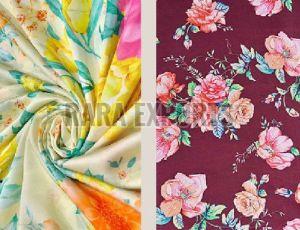 Modal Satin Printed Fabric