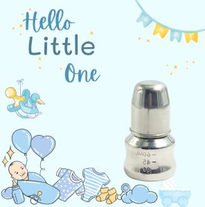 Voik Vega Stainless Steel Baby Feeding Bottle 80ml