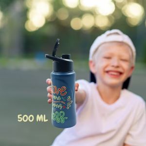 Voik Kiddo Live Stainless Steel Sipper Water Bottle 500ml