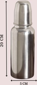 Voik Vega Round Stainless Steel Baby Feeding Bottle 240ml