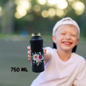 Voik Uniqo Flora Stainless Steel Screw Water Bottle 750ml