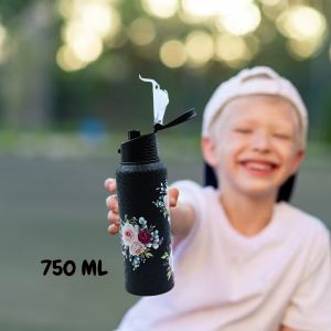 Voik Uniqo Flora Stainless Steel Flip Cap Water Bottle 750ml