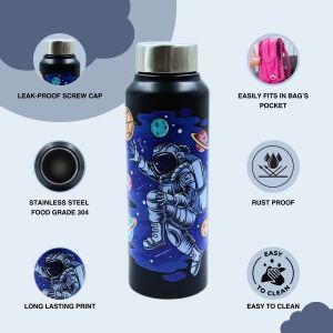 Voik Qubo Astro Stainless Steel Screw Water Bottle 750ml