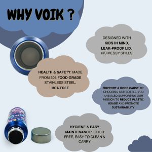 Voik Uniqo Mandana Stainless Steel Screw Water Bottle 750ml