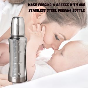 Voik Vega Stainless Steel Baby Feeding Bottle 240ml