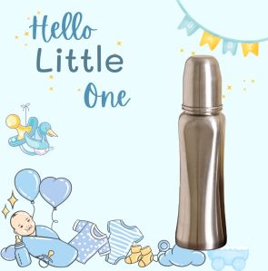 Voik Vega Cube Stainless Steel Baby Feeding Bottle 240ml