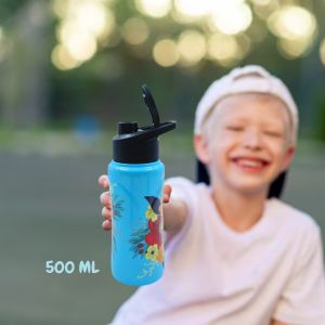Voik Kiddo Flora Stainless Steel Sipper Water Bottle 500ml