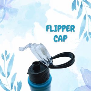Voik Kiddo Flora Stainless Steel Flip Cap Water Bottle 500ml